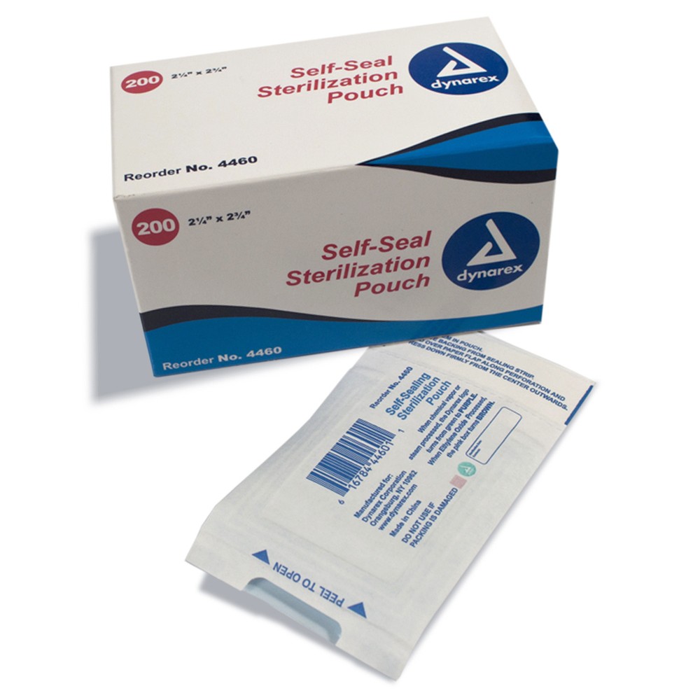 Self Seal Sterilization Pouches 200 per Box, Select Your Size, 20%OFF &