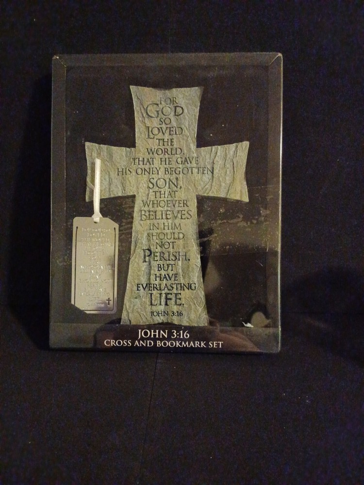 John 3:16 Cross And Bookmark Set