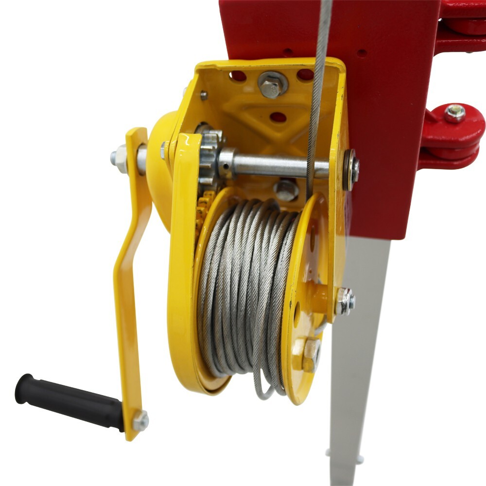 Confined Space Tripod Adjustable 65ft Legs Rescue Tripod 3968LBS Blocking Force