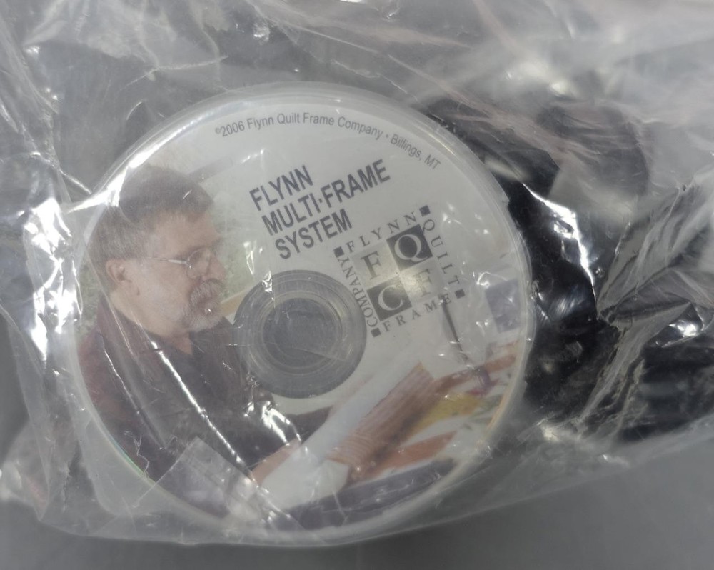 Flynn Multi Quilting Frame System For Hand & Machine Quilting +DVD/Instructions