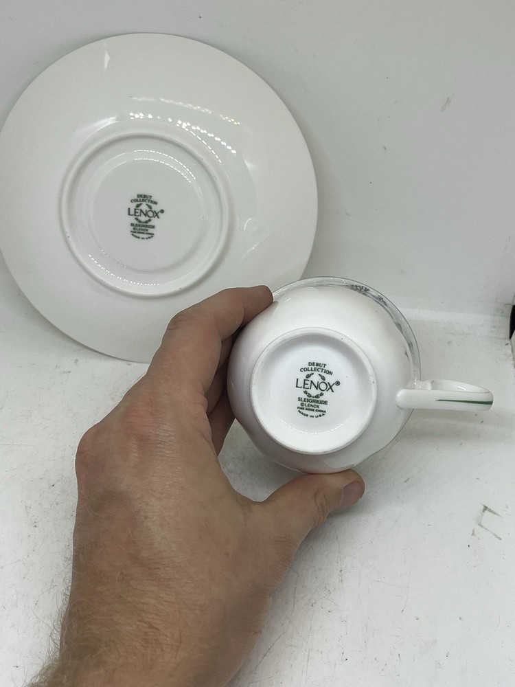 Lenox Sleighride 5 Piece Place Setting As Found Read Description