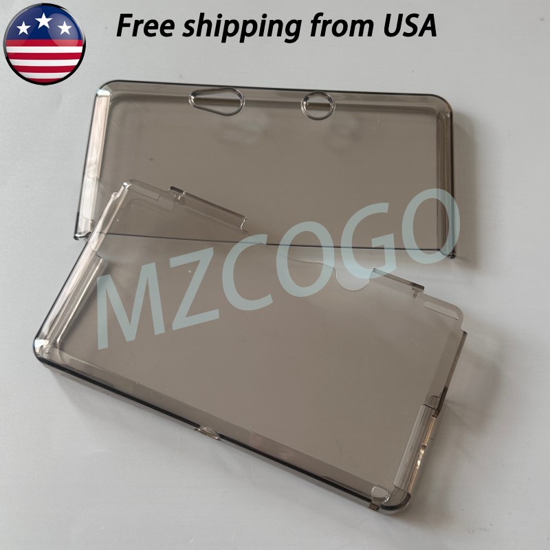 For Nintendo 3DS Console TPU Silicone Protective Cover Soft Case Clear Black