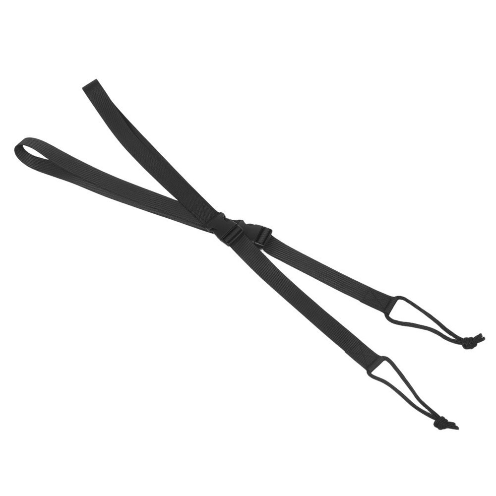 2 Pcs Black Binding Leash Cord Ski Boot Carrier Strap Straps Carry