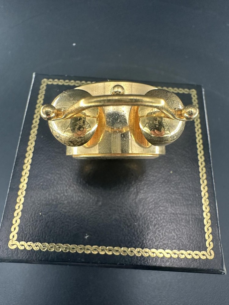 VTG Mini Solid Brass Mini Quartz "Times Square" w Box