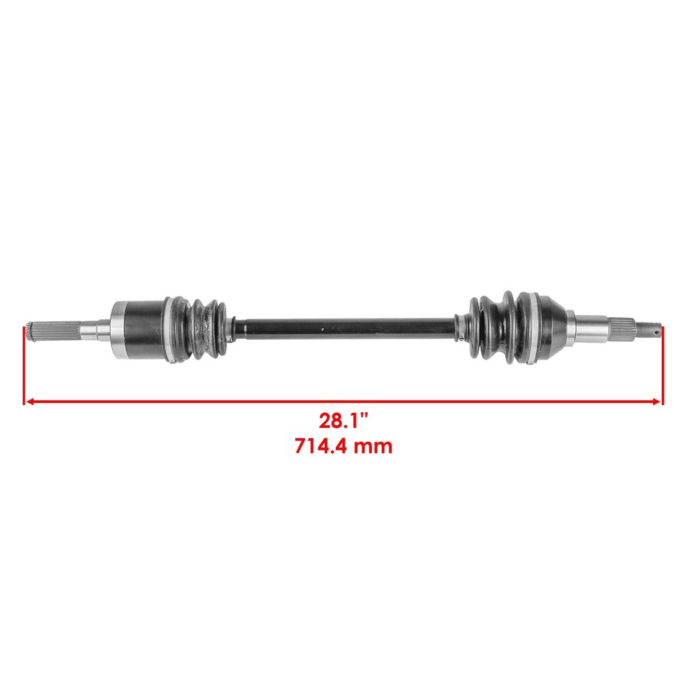 Front Right And Left CV Joint Axles for Can-Am Commander 800 4X4 2011-2012