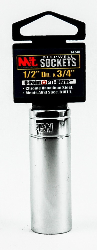 MIT Deepwell Socket 1/2" Drive x 3/4" 6 pt - 2434357
