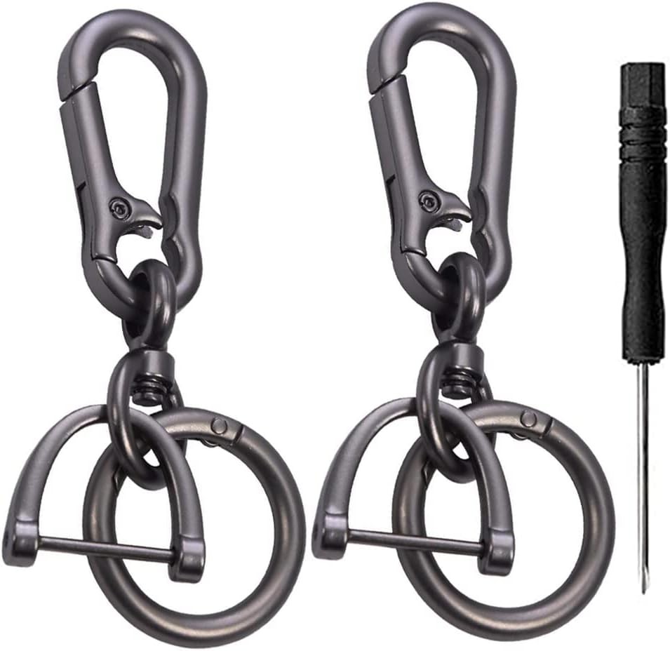 2 Sets Quick Release Car Keychain Clip