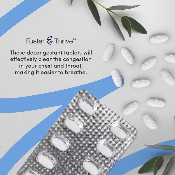 Foster & Thrive Chest Congestion Relief PE Tablets, 50 ct
