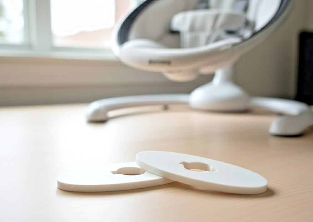 Mobile Support Insert Disc For 4Moms Mamaroo White 2 Pack