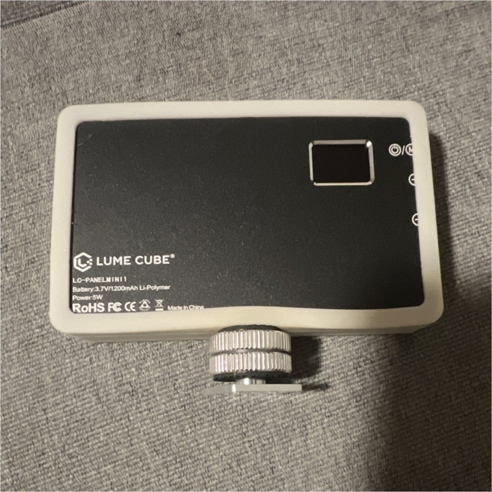 Lume Cube Portable LED Camera Light LC-PANELMINI1 w/ Mount & Diffuser
