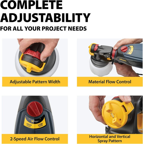 Wagner Spraytech 0529011 FLEXiO 570 Handheld HVLP 570, Multi-colored