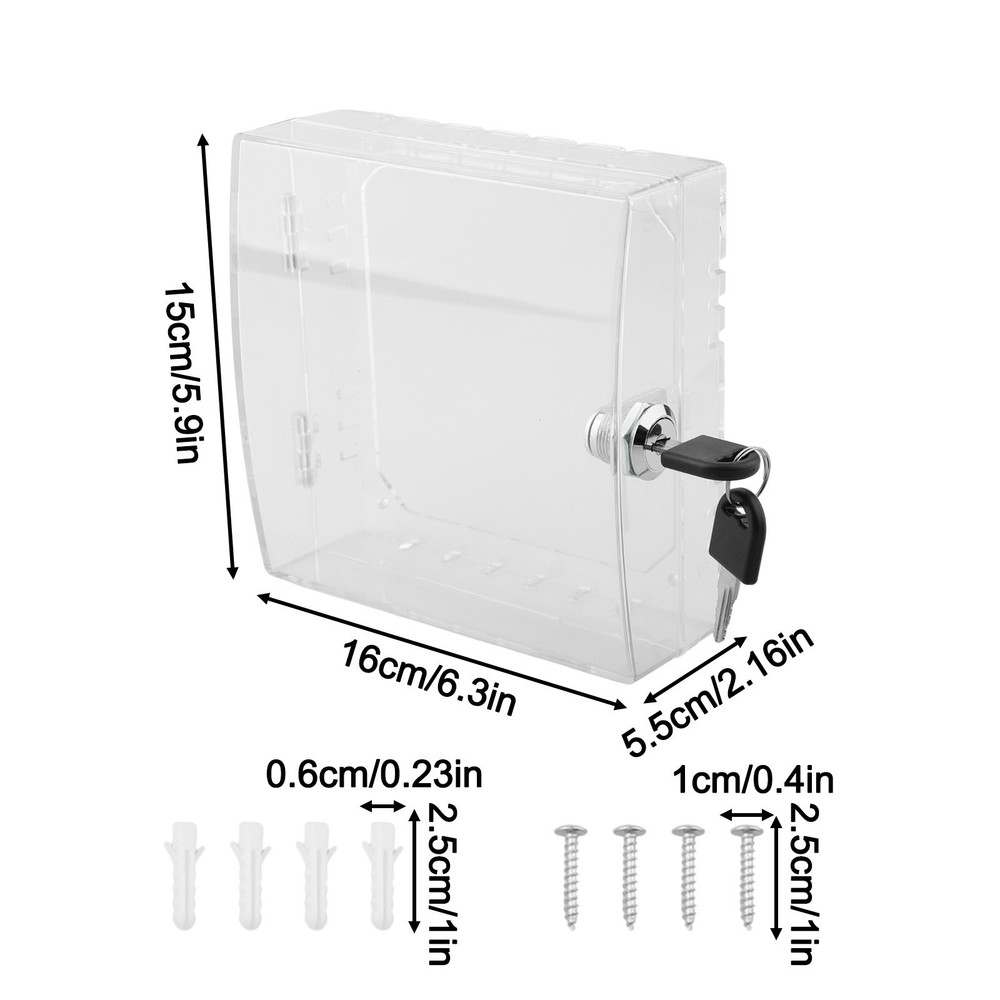 Lockable Transparent Guard Box for Energy Efficient Temperature Control