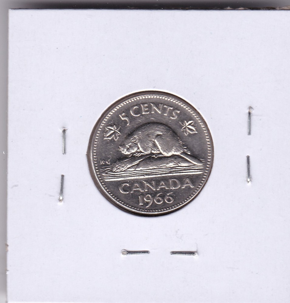 1966 Canada 5 Cents