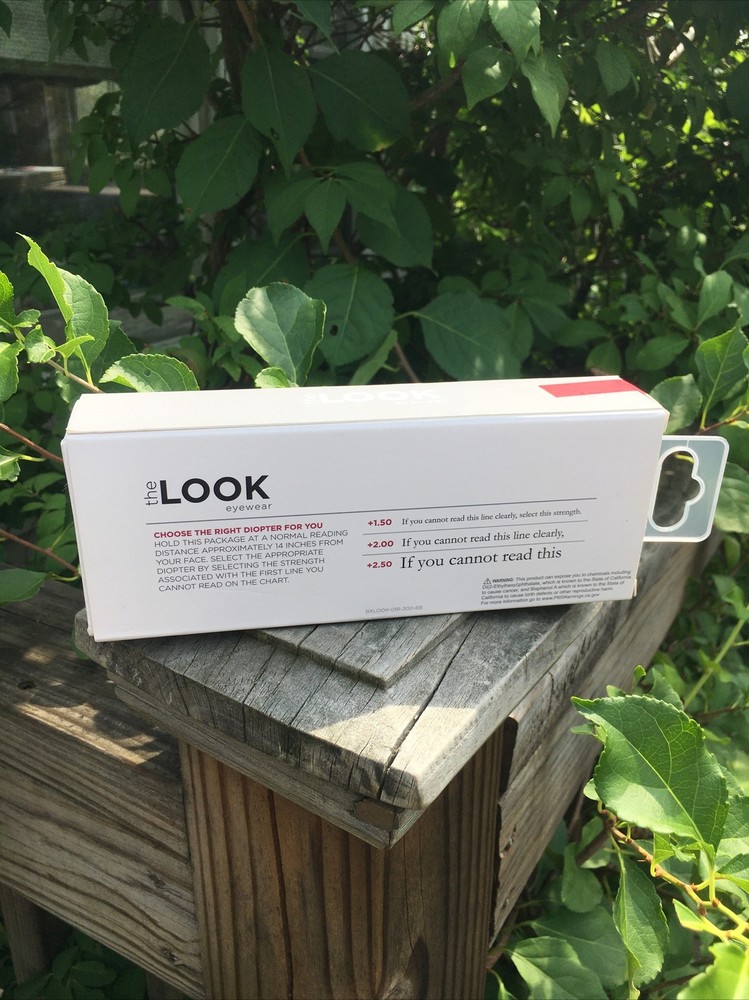 The LOOK - Premium Reading Glasses with Microfiber Case +2.00, BLUE UNISEX 💥