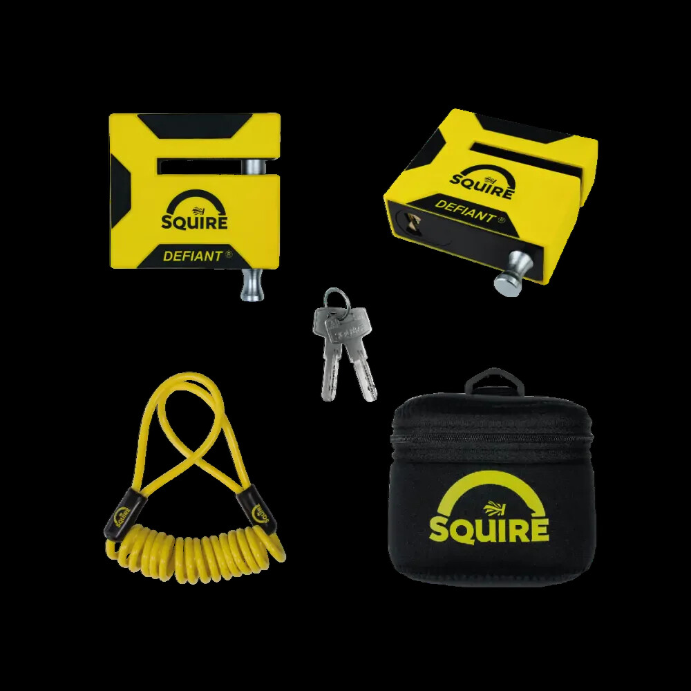 Squire Defiant Motorcycle Brake Disc Lock Security Sold Secure