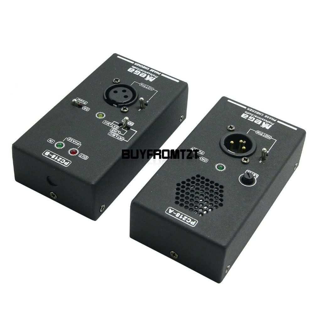 PC218 Microphone Sound Testing Phase Polarity Tester Checker Detector Speaker
