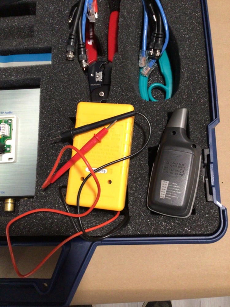 C-Tech Training Tester Case system kit home audio ?? copper cable ??