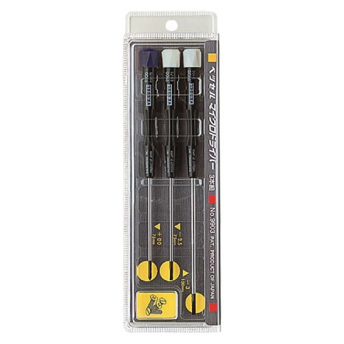 VESSEL 9903E - Micro Screwdriver 3PC. Set No.9903E 1EA