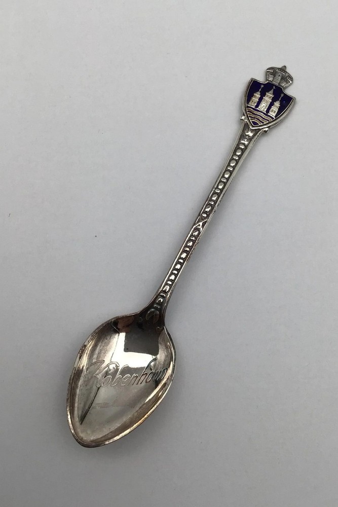 Bernhard Hertz Sterling Silver Comemmorative Spoon "Copenhagen"