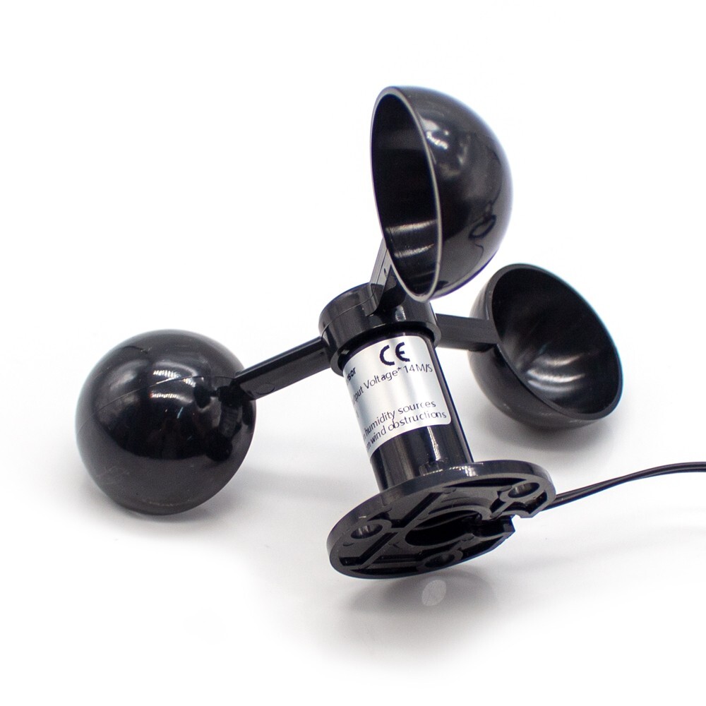 Tower Crane Self-Generating Wind Speed Sensor Display Unpowered Anemometers NEW