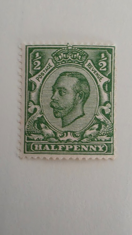 SG 338 1912 ½d Deep Green