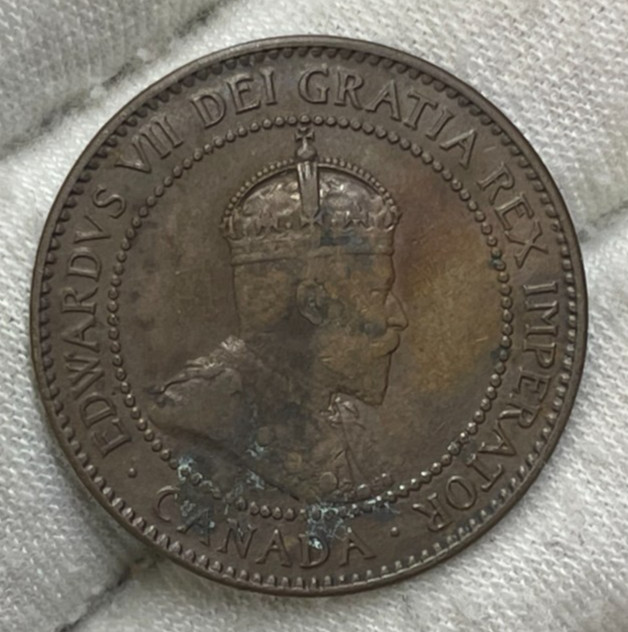 1906 Canada One Cent Coin Excellent Condition