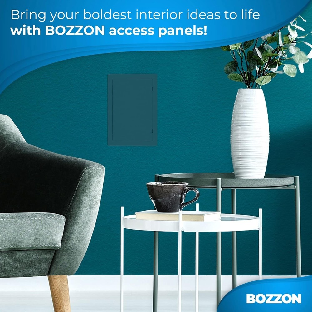 Impact-Resistant White Drywall Access Panel - Ultimate Fix for Plumbing Access