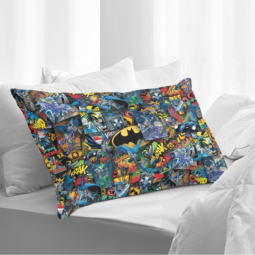 Best! Comics Superhero Double Side Printing Rectangular Pillow Cover (2Pcs)