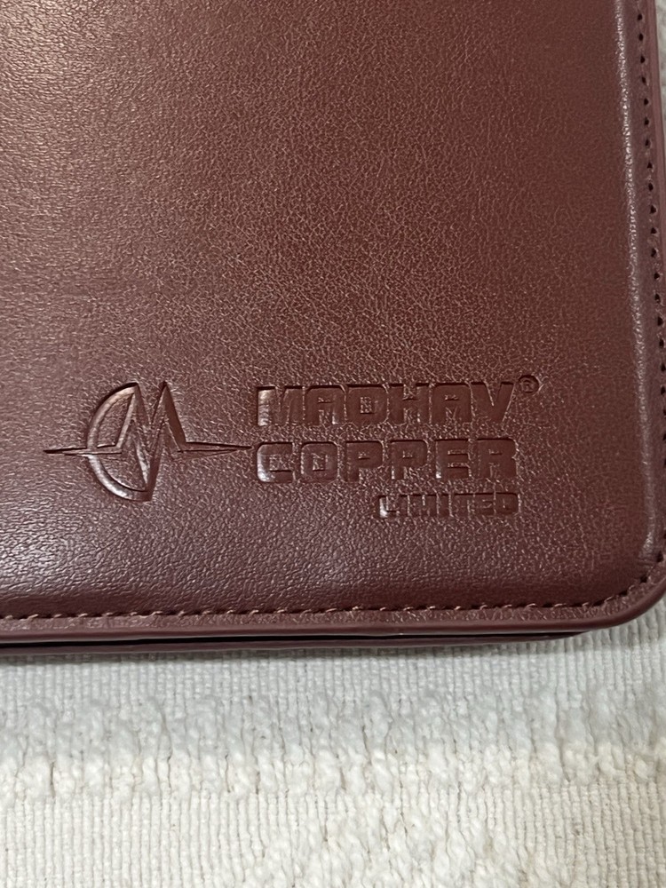Madhav Cooper limited Muiti- functional Wire & Wireless Charging Wallet