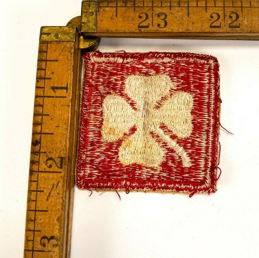 WW2 US 4th Army Insignia Embroidered Patch