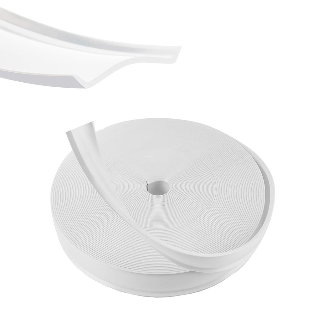 RV Trim Molding Insert, Durable Vinyl 100 FT, White