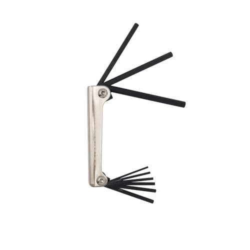 Klein Tools 9 Key SAE Silver Wrench Folding Hex Key Set Made in USA