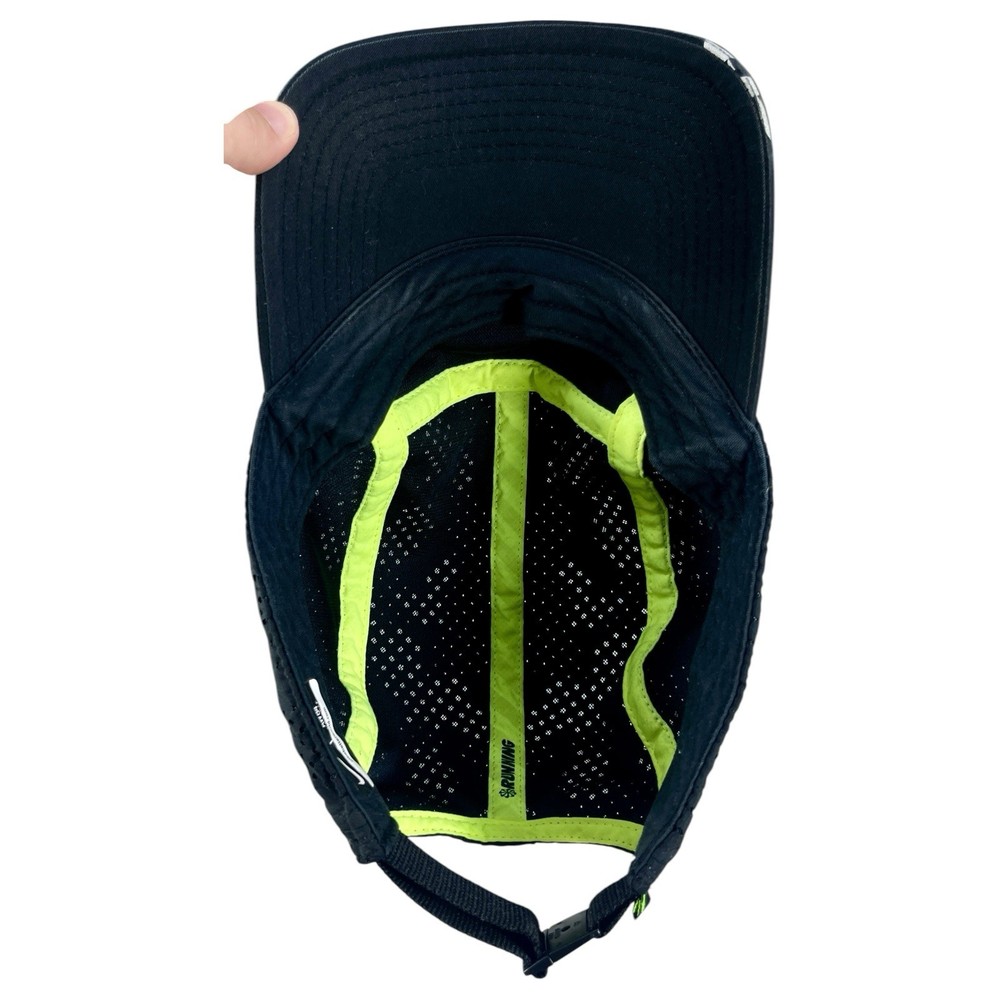 Nike Pinwheel AW84 Hat Dri-Fit 5-Panel Running Training Cap Adjustable Black