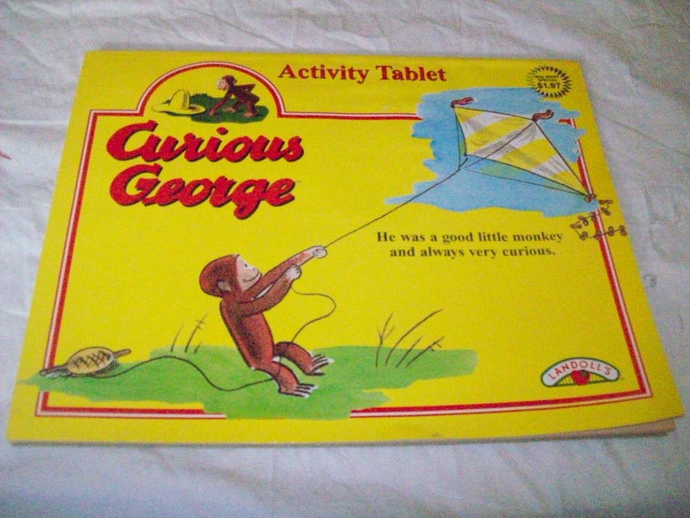 Landoll's Jumbo Sized Curious George Activity Tablet