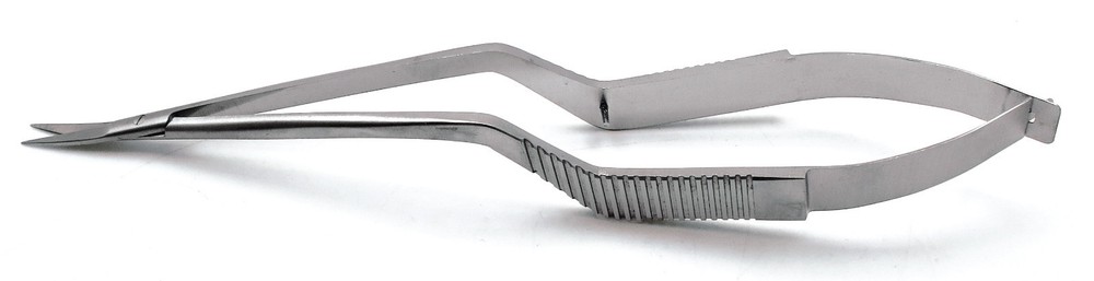 10× Yasargil Micro Scissors 7.5" Sharp/Sharp Upward Curved Surgical Instruments