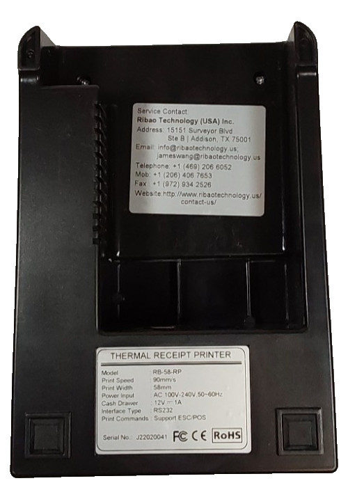 Ribao RB-58-RP Thermal Receipt Printer