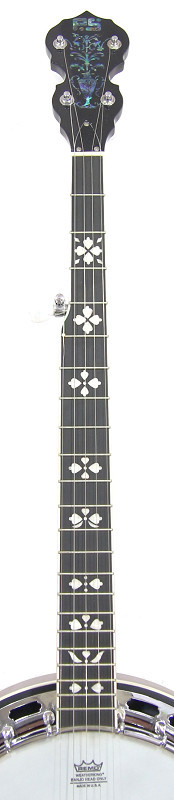 5 String Banjo, Mahogany resonator, geared tuners, include case RSBJ02