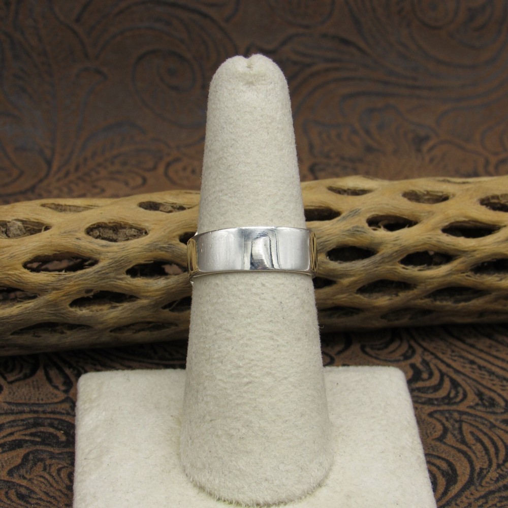 Sterling Silver Multi Stone Inlay Ring Size 6.75