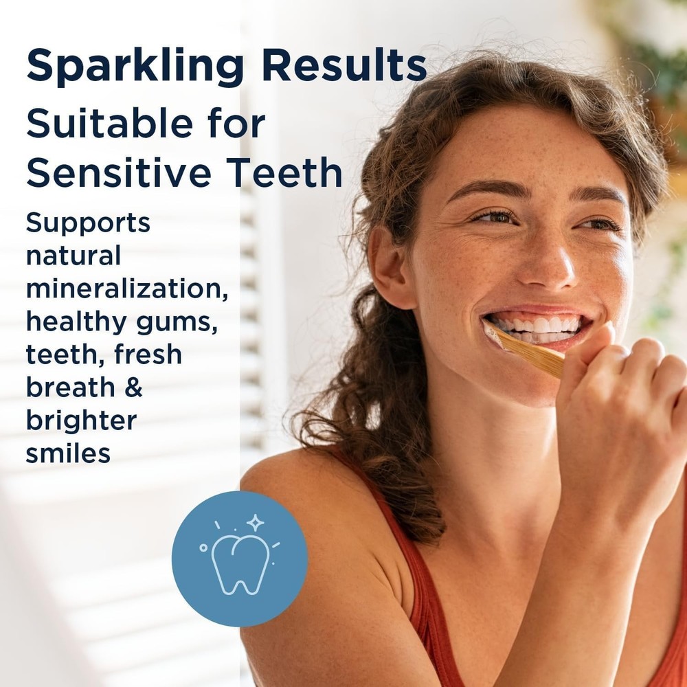 Periobiotic Silver Hydroxyapatite Toothpaste - Fluoride Free Toothpaste with ...