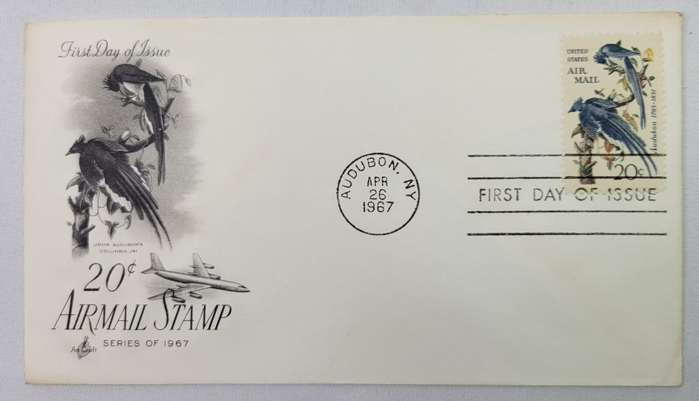 1st Day Issue Stamp & Envelope - 20 Cent Air Mail Stamp