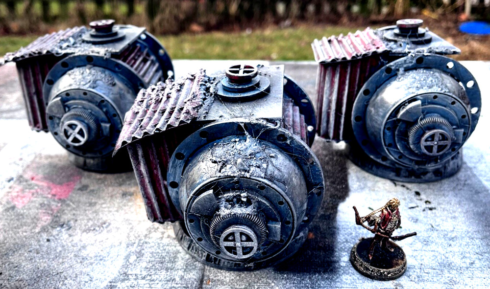 Sci-Fi Terrain pieces .31 – Tabletop Gaming scratch built.