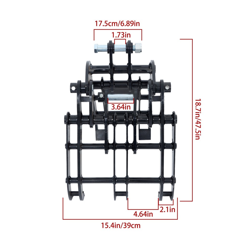 Grapple Grabber For 0.8 tons -1.5 tons Small Diggers Mini Excavator