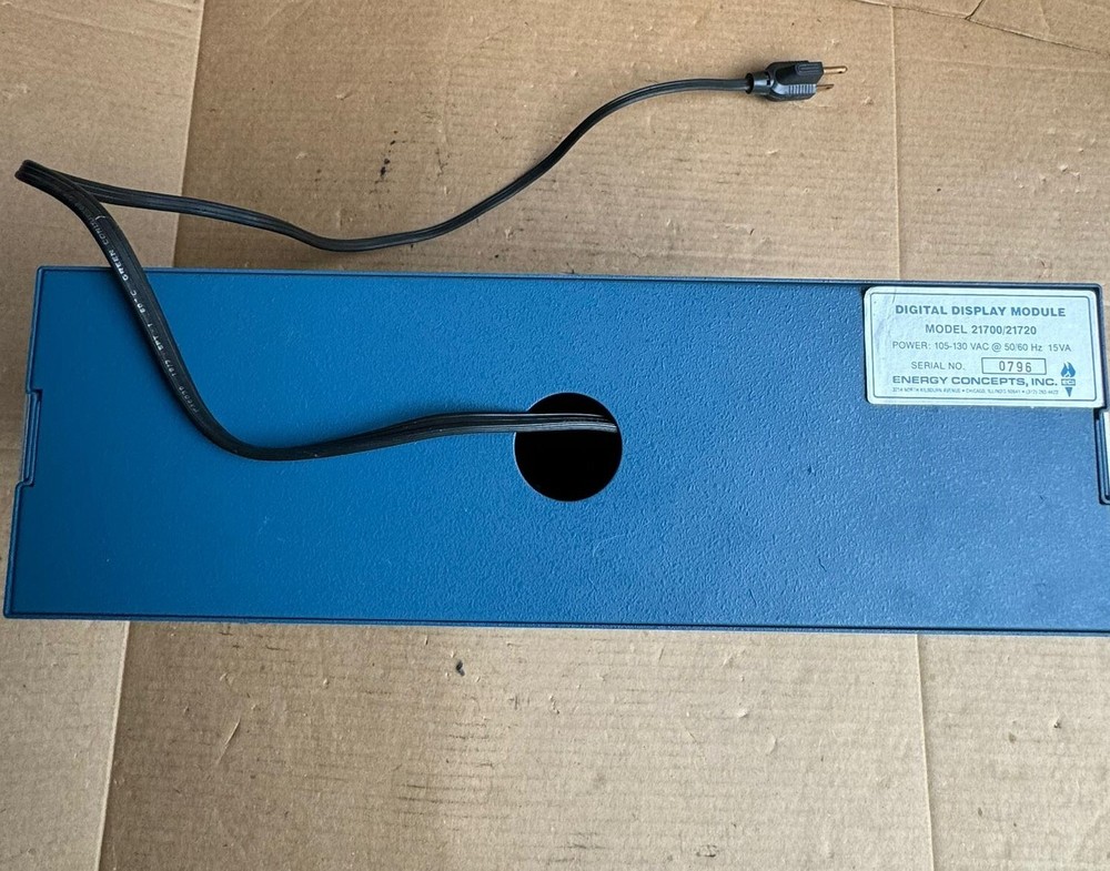 Energy Concepts Digital Display Module Model 21700 / 21720