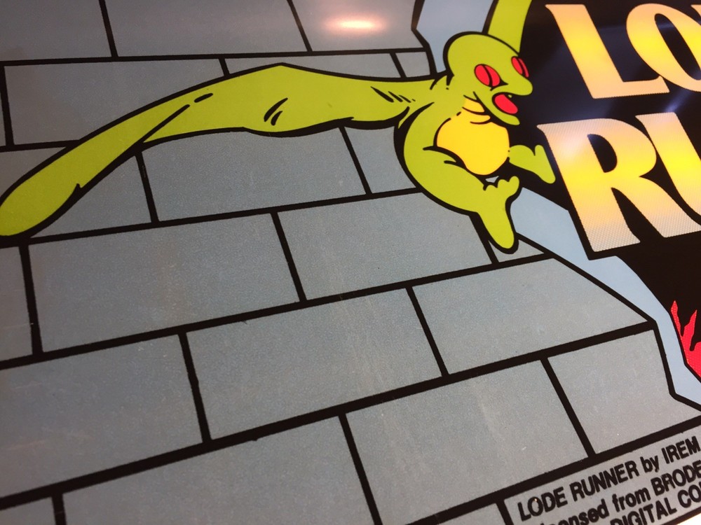 Lode Runner Arcade Marquee 26"x8"