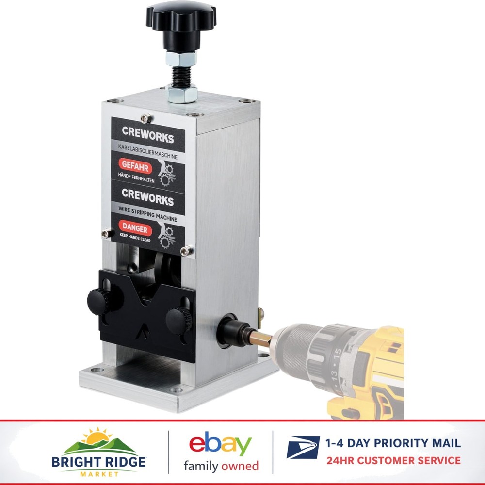 Manual Wire Stripping Machine for Scrap Wire, Adjustable Blade Height Tool