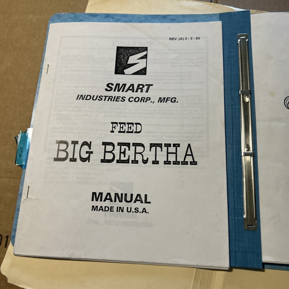 Big Bertha Feed Smart Arcade Game Owners Manual