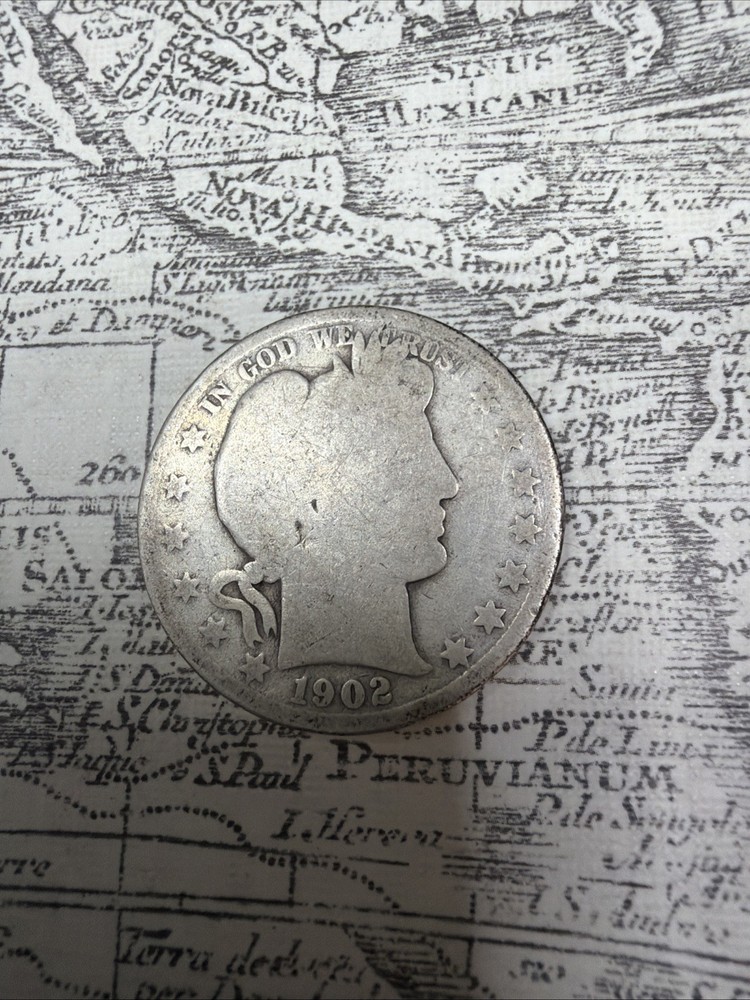 1902 Barber Half Silver - AG - BH3