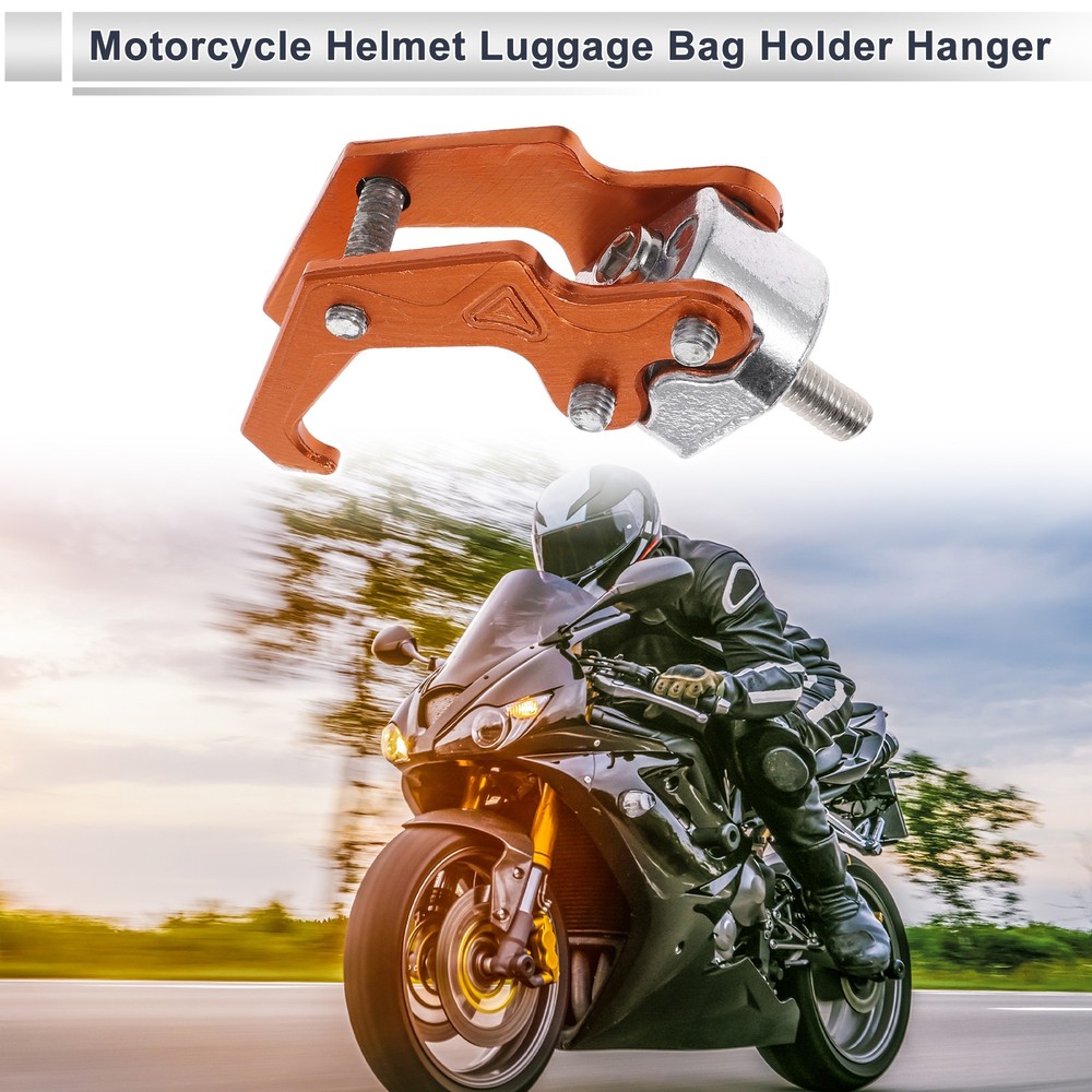 1pc Orange 62mm Alloy Motorcycle Hook for Claw