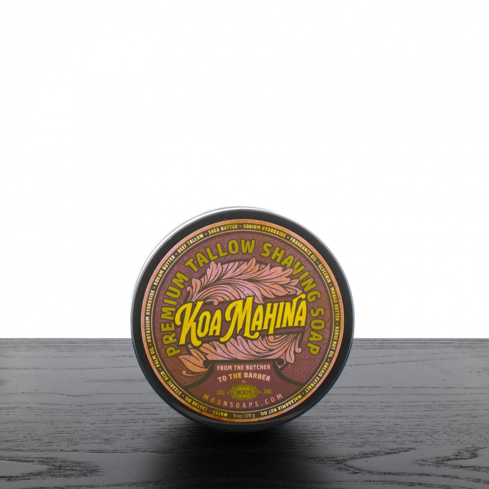 Moon Soaps Shaving Soap, Koa Mahina