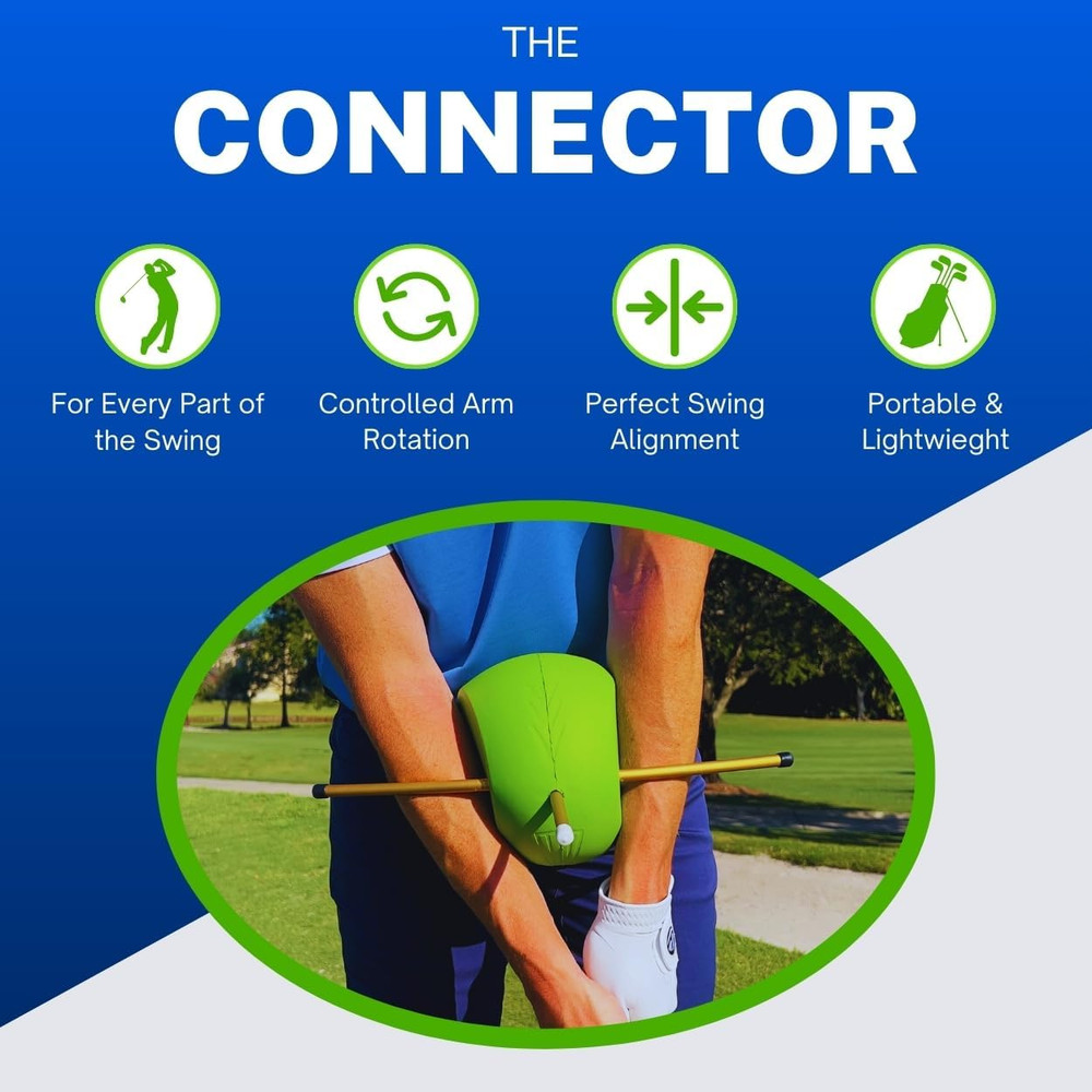 The Connector Golf Training Aid - Simple and Effective Training Tool Designed to